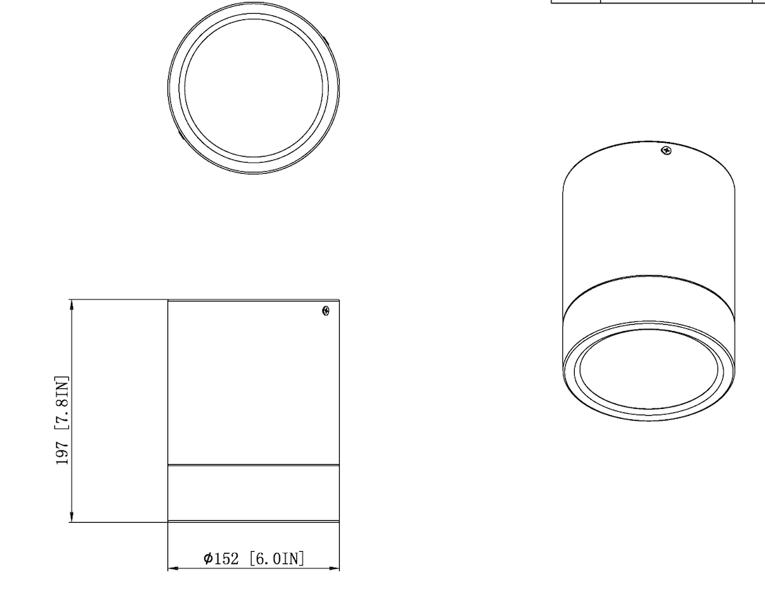 Algar 6-in Flush Mount