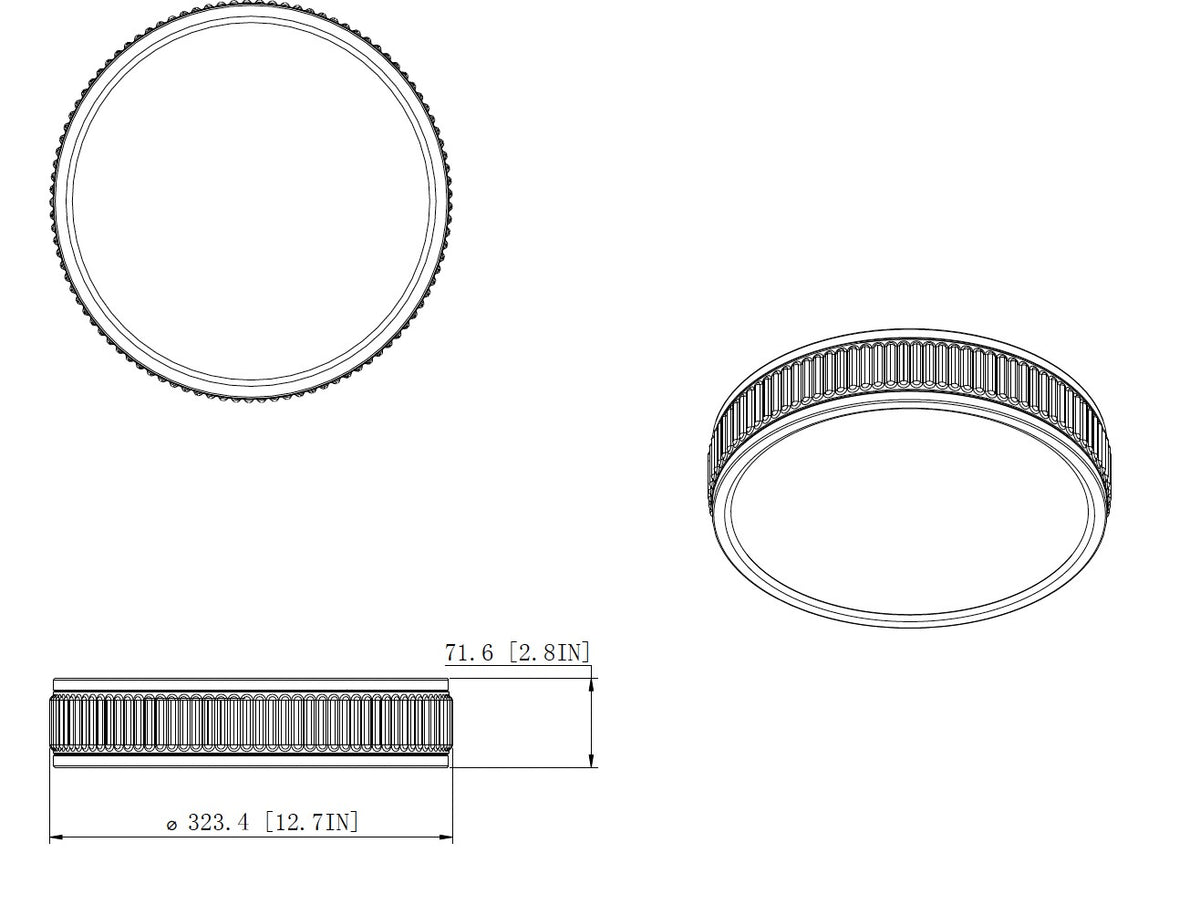 Stari 12-in Flush Mount