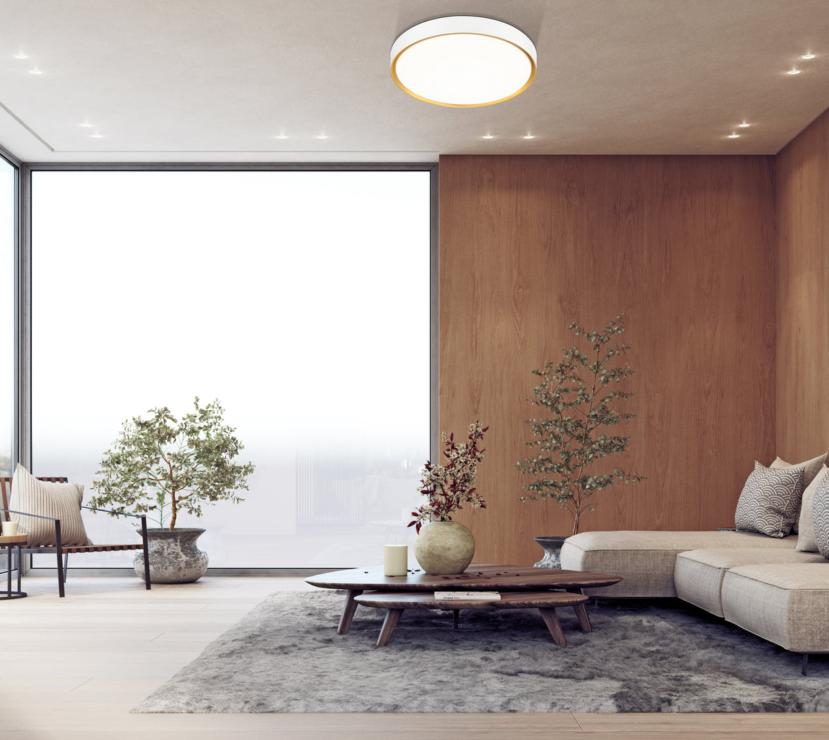 Kawan 20-in Flush Mount