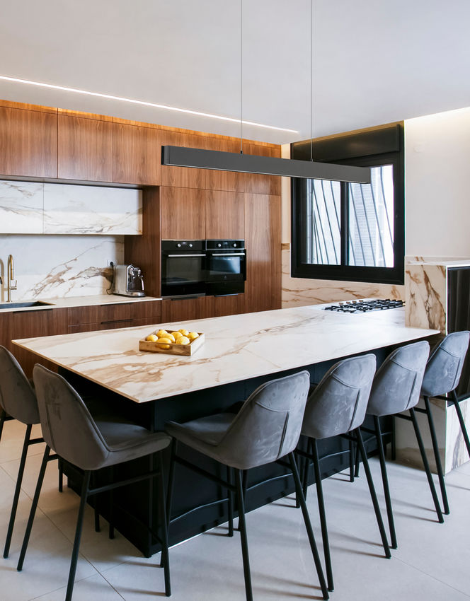 Hudson 45-in Linear Chandelier
