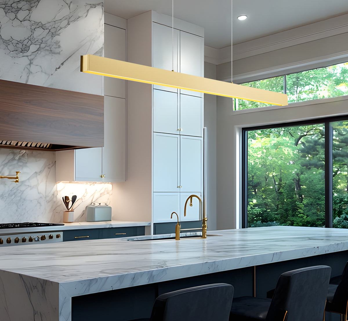 Hudson 72-in Linear Chandelier