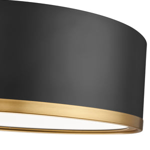 Bradley 12-in Flush Mount