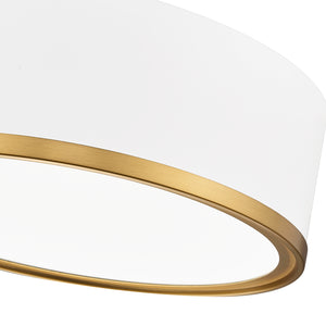 Bradley 12-in Flush Mount