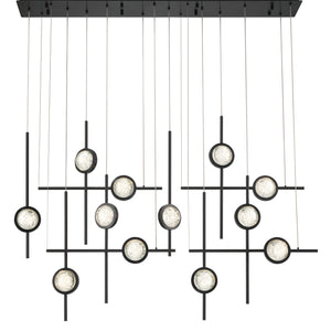 Barletta 12-Light 53" Integrated LED Grand Chandelier