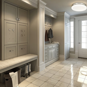 Soleil 1 Light Flush Mount