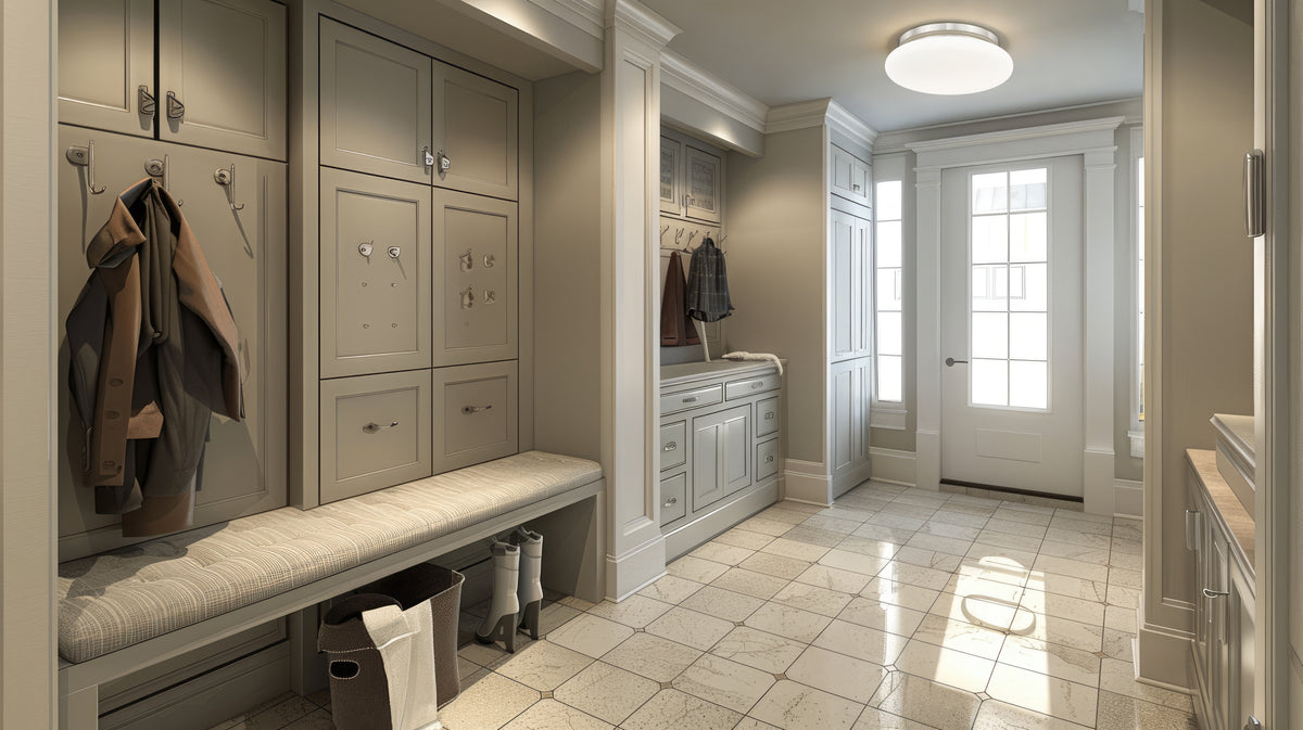 Soleil 1 Light Flush Mount