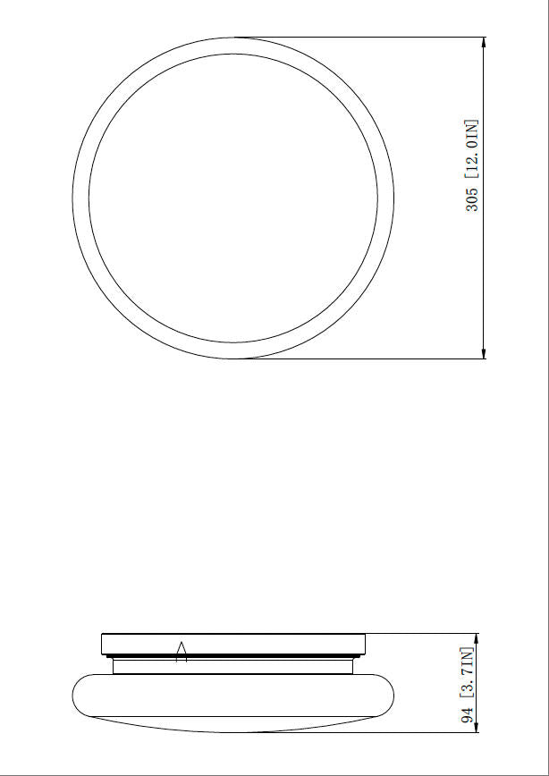 Soleil 1 Light Flush Mount