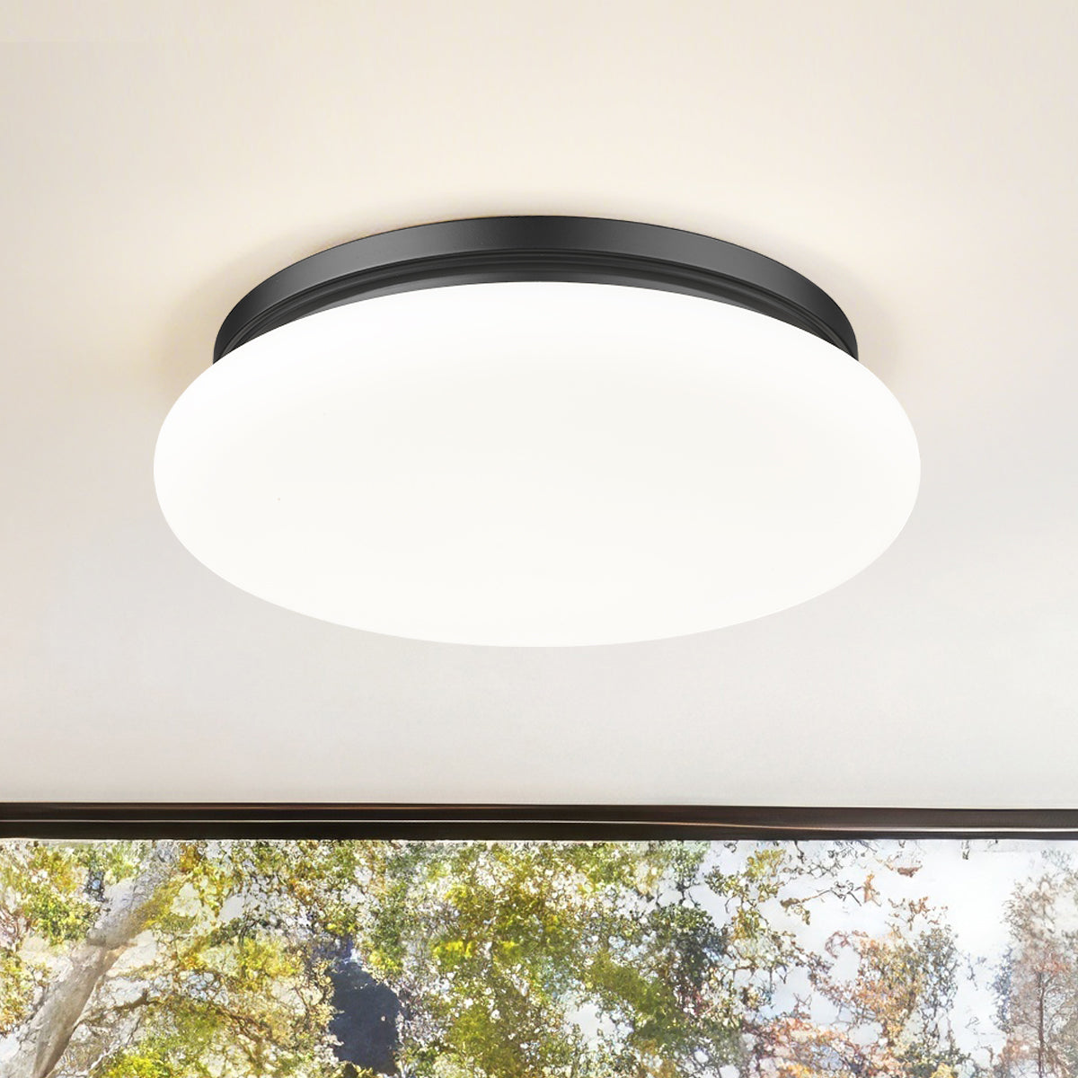 Soleil 1 Light Flush Mount