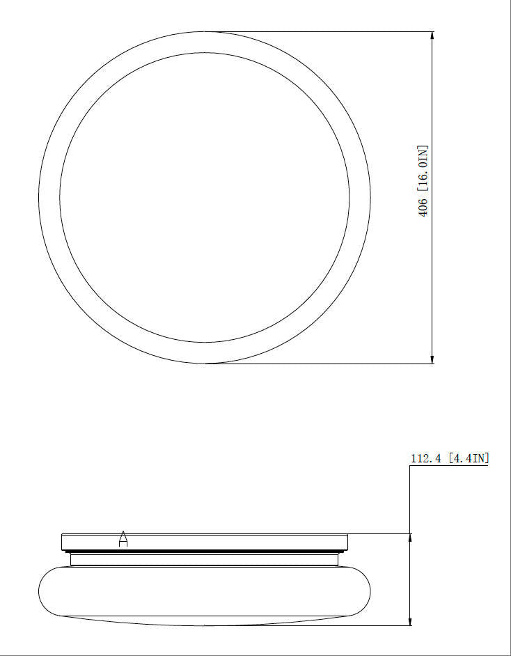 Soleil 1 Light Flush Mount