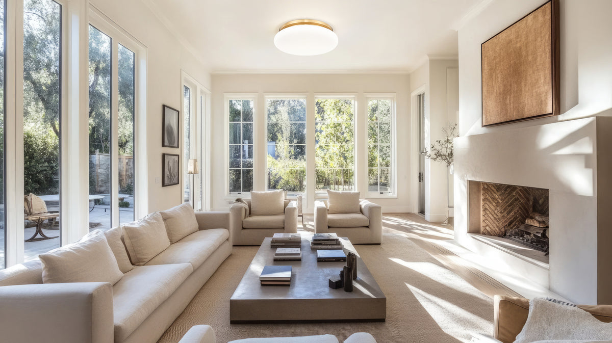 Soleil 1 Light Flush Mount