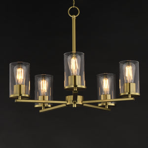 Lateral 5-Light Chandelier