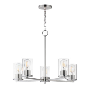 Lateral 5-Light Chandelier
