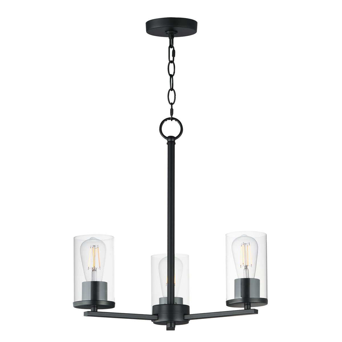Lateral 3-Light Chandelier
