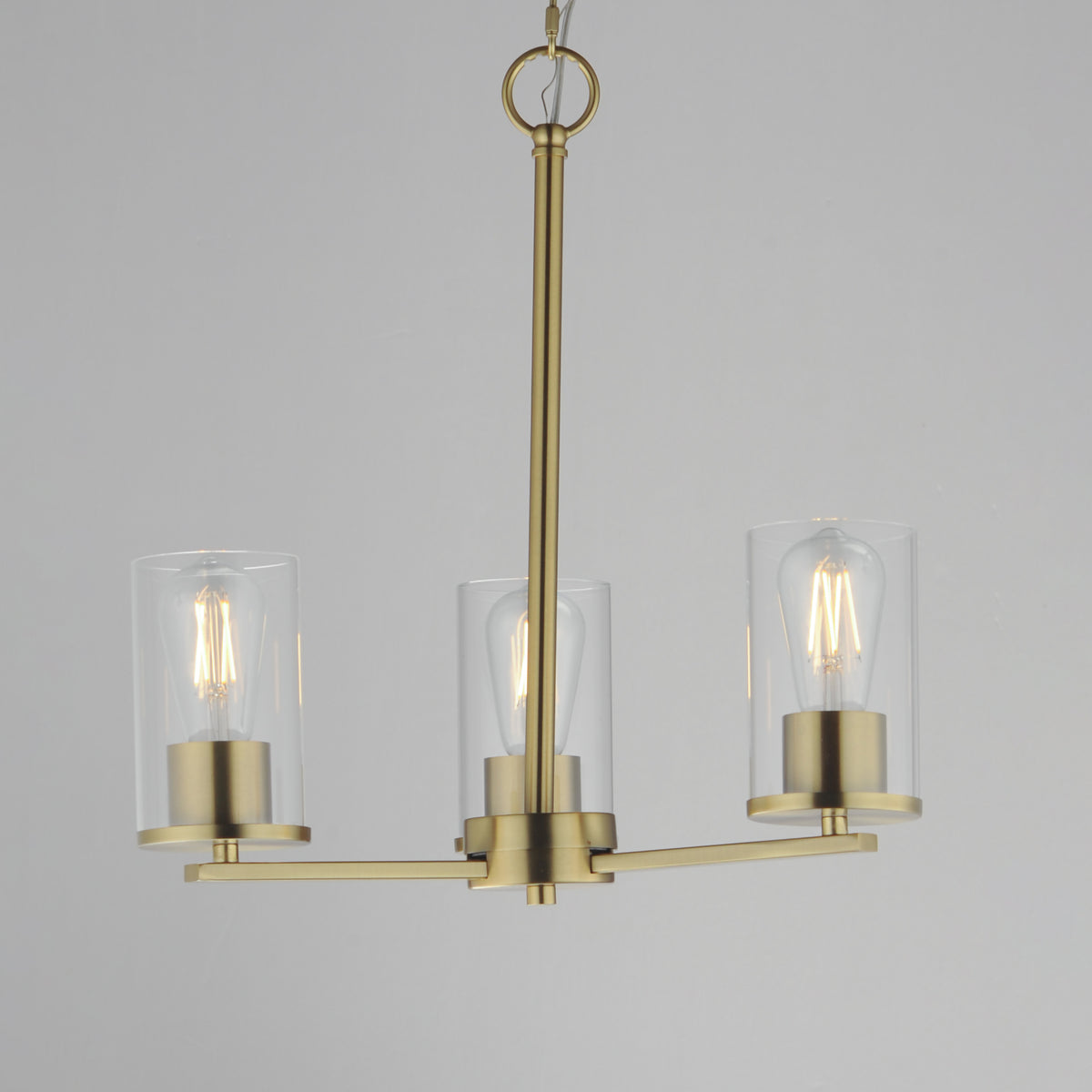 Lateral 3-Light Chandelier