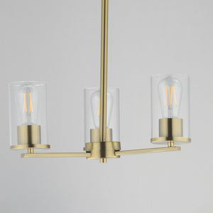 Lateral 3-Light Chandelier