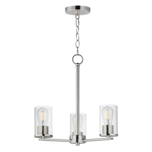 Lateral 3-Light Chandelier
