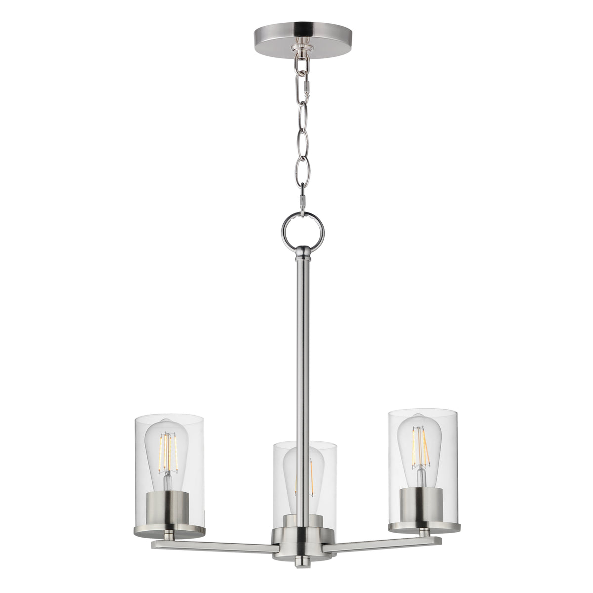 Lateral 3-Light Chandelier