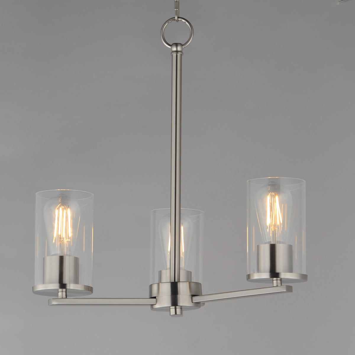 Lateral 3-Light Chandelier
