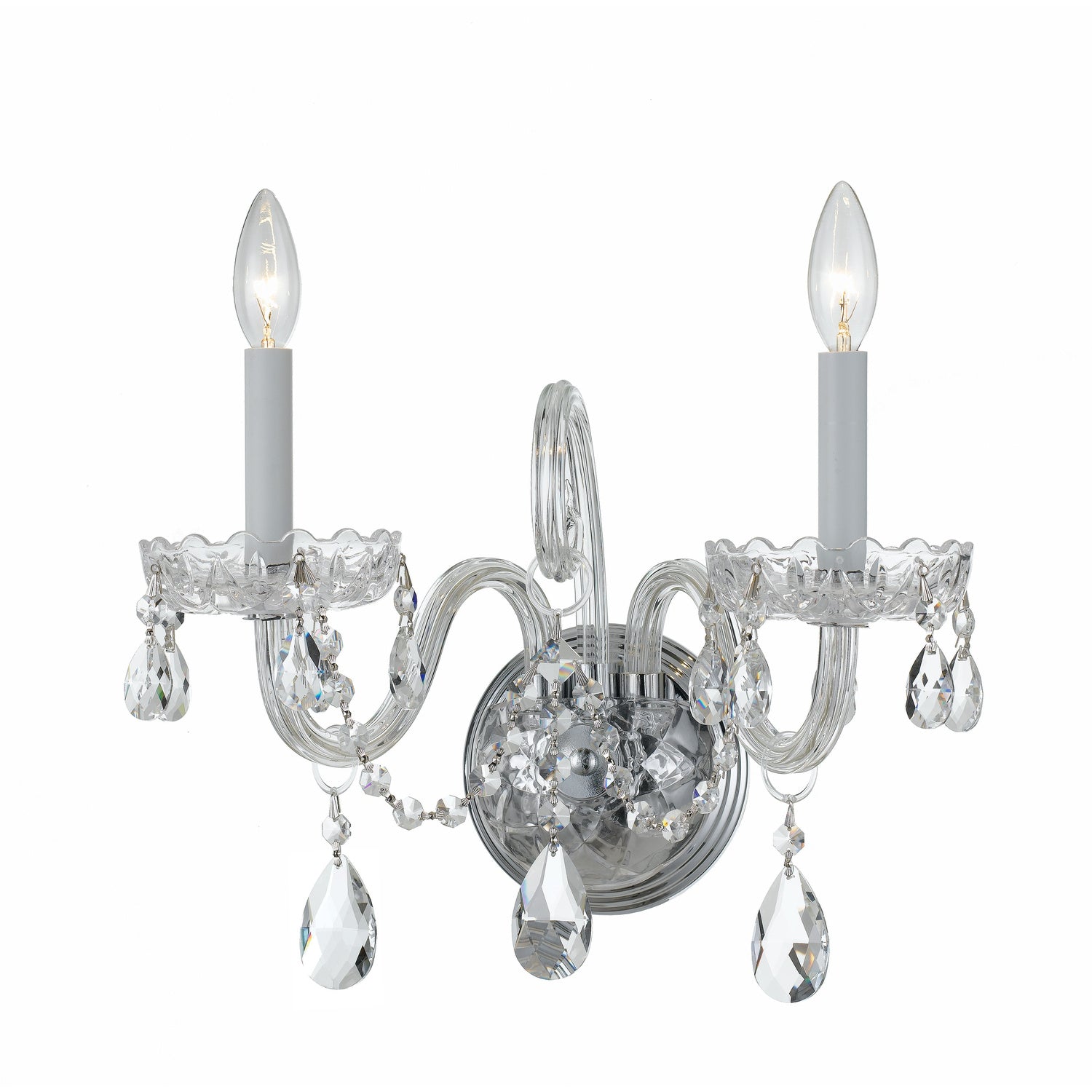 Traditional Crystal 15'' Sconce