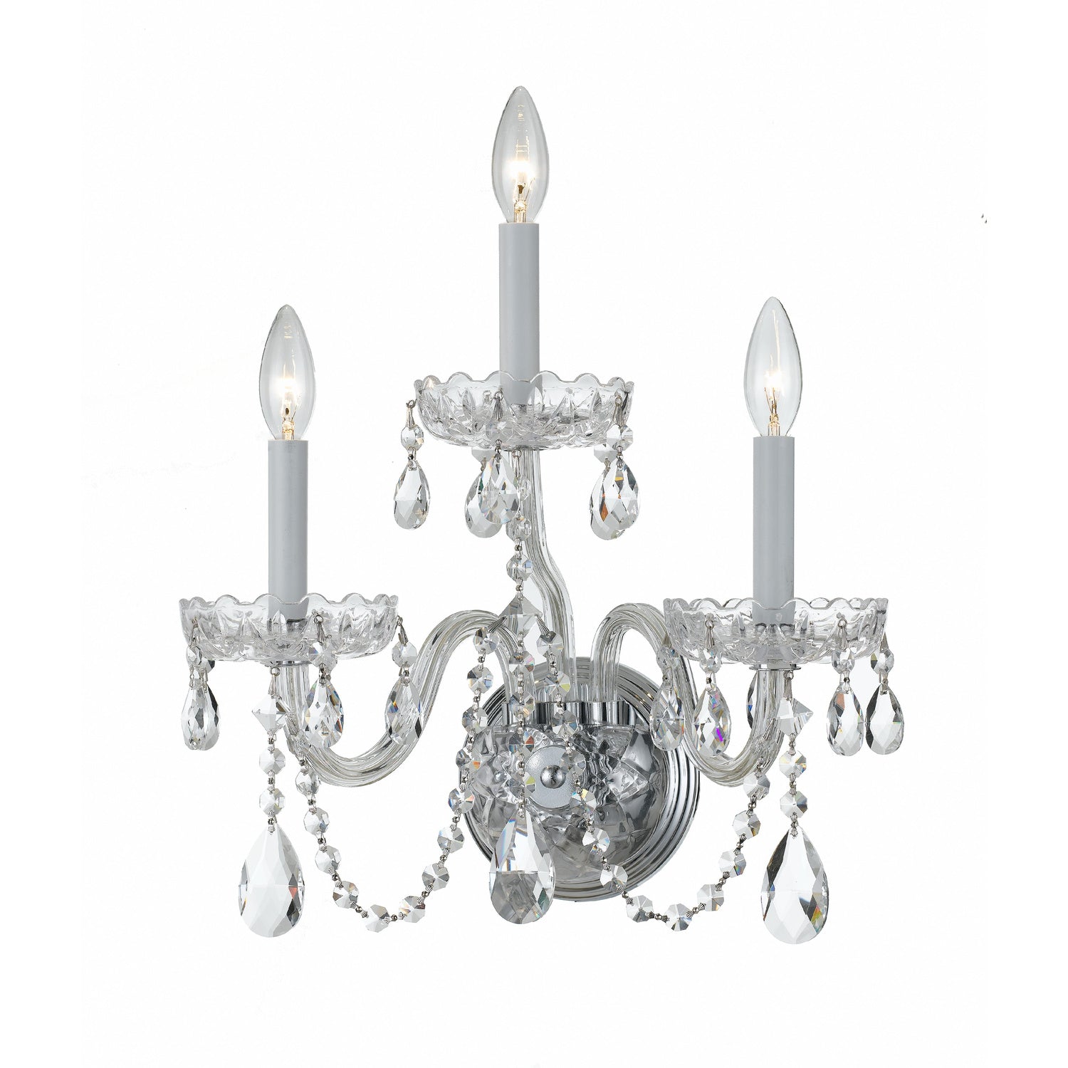Traditional Crystal 15'' Sconce