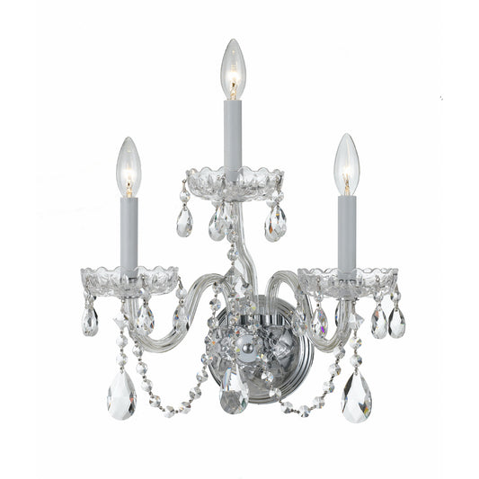 Traditional Crystal 15'' Sconce