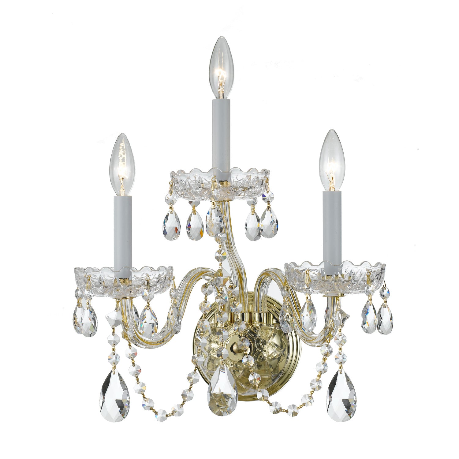 Traditional Crystal 15'' Sconce