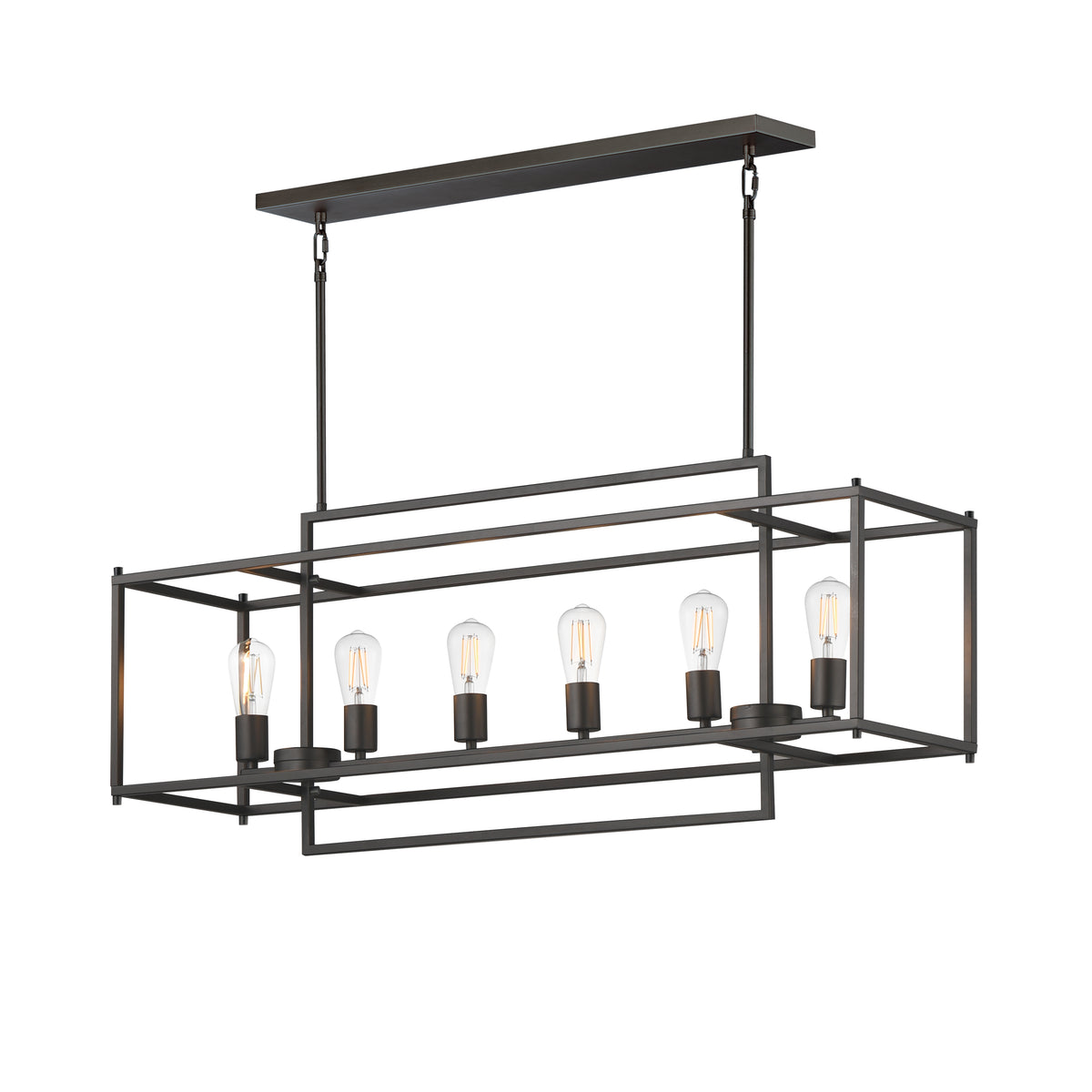 Gridline 6-Light Linear Pendant