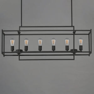 Gridline 6-Light Linear Pendant