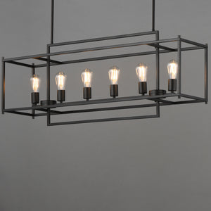 Gridline 6-Light Linear Pendant