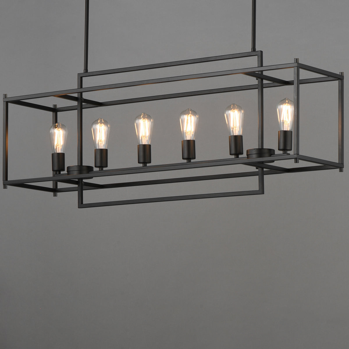 Gridline 6-Light Linear Pendant
