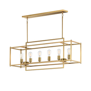 Gridline 6-Light Linear Pendant