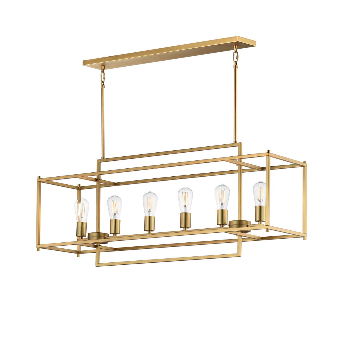 Gridline 6-Light Linear Pendant