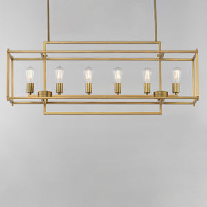 Gridline 6-Light Linear Pendant