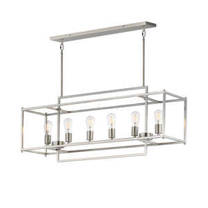 Gridline 6-Light Linear Pendant