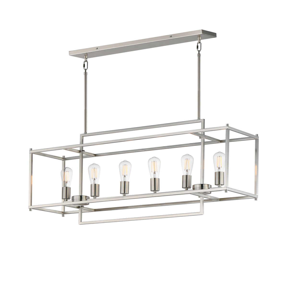 Gridline 6-Light Linear Pendant
