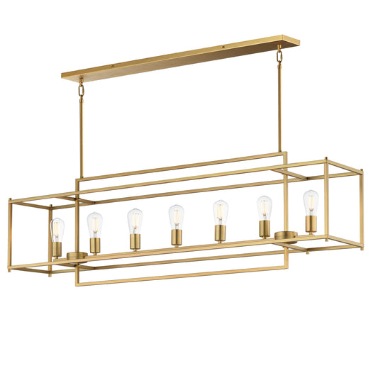 Gridline 7-Light Linear Pendant