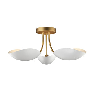 Maris 3-Light Semi Flush