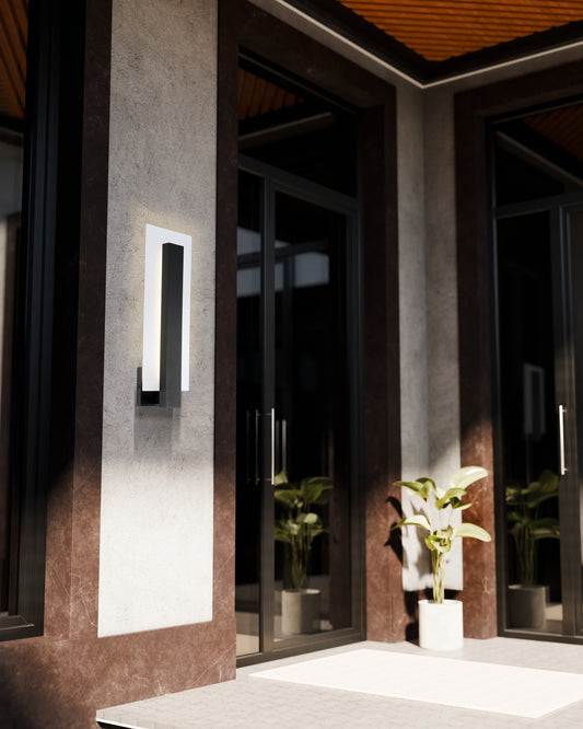 Carta 22" Integrated LED Outdoor Wall Sconce