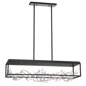 Aerie 8-Light 42" Integrated LED Linear Chandelier