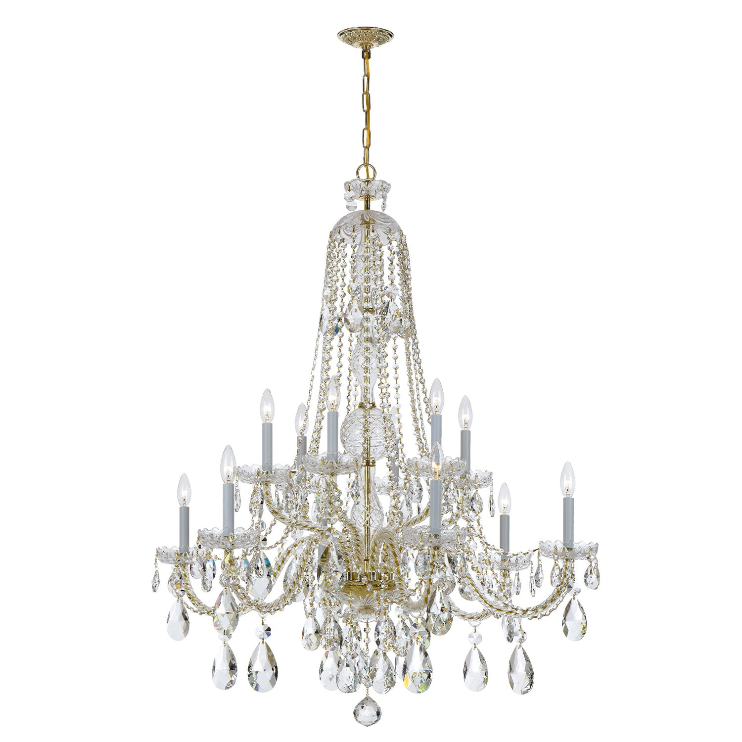 Traditional Crystal 37.5'' Chandelier