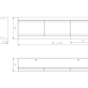 Gibraltar 18" Integrated LED Vanity
