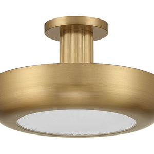 Macey 16" Integrated LED Semi-Flush Mount
