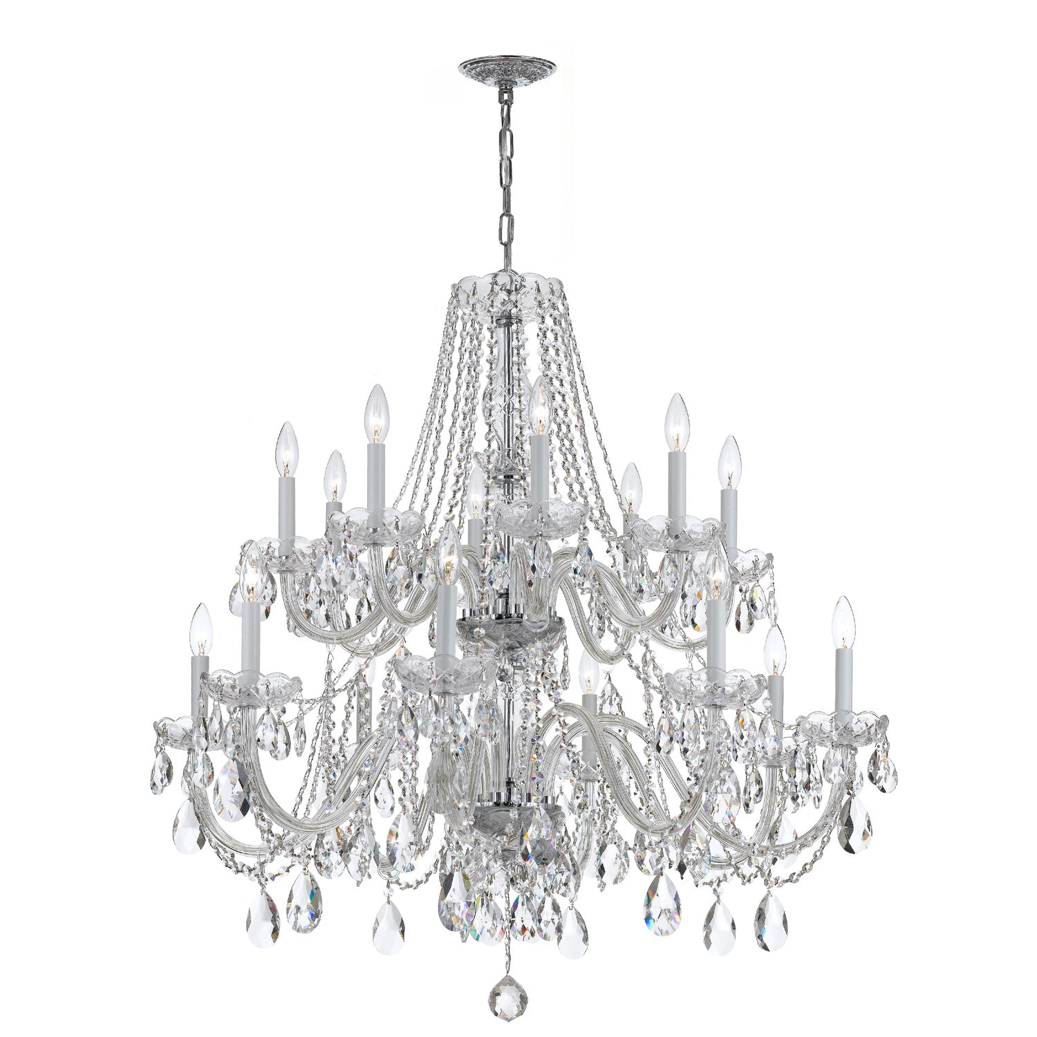 Traditional Crystal 37'' Chandelier