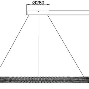 Sassi 48" LED Chandelier