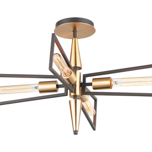 Wings 4-Light Flush Mount