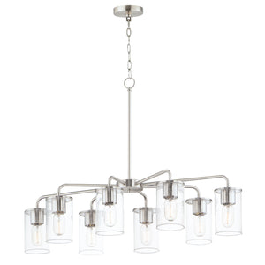 Sleek 8-Light Chandelier