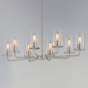 Sleek 8-Light Chandelier
