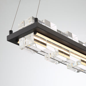 Bruco 35" Integrated LED Linear Chandelier