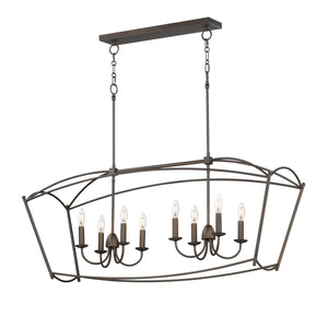 Plumette 8-Light Linear Pendant