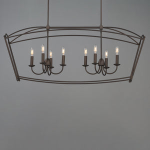 Plumette 8-Light Linear Pendant